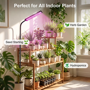 CUSTOM LOGO Full Spectrum LED Grow <b>Light</b> 105 LEDs <b>With</b> <b>Timer</b> For Indoor Plants Seed Starting Plant - Product Image 3