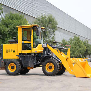 Chargeurs frontaux miniatures diesel 4x4 multi-usages de 3 tonnes avec godet de 1,2 m³ pour machines de construction - Product Image 3