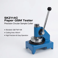 Muestreador Profesional de Corte de Papel SKZ114C, Herramienta de Prueba de Gramaje de Papel QB/T1671-98 para Área de 100cm², para Laboratorio
