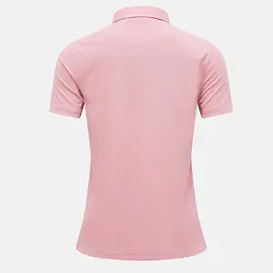 4-Button-Golfmädchen-Hemd individueller Druck schnell trocknend Kurzarm-Golfshirts 4-Wege-Stretch Golf-Polo-Shirts für Damen