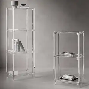 אקריליק סלון מדף אקריליק אוסף ספר Rack stand מחזיק