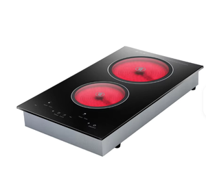 เตาเซรามิกอินฟราเรดแบบตั้งโต๊ะ 2 หัวเตา 1300W+1800W สำหรับใช้ในครัวเรือนและเชิงพาณิชย์ - Product Image 2