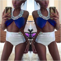 MLY Beroemd Merk Op Maat Ontworpen Bikini Tweedelig Zwempak Sexy Zwemkleding en Strandkleding
