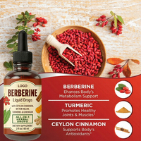 Offre Spéciale Usine : Compléments Oraux pour la Santé Digestive – Améliore la Fonction Immunitaire – Extrait Végétal de Berbérine en Gouttes Liquides
