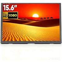 Écran IPS FHD 1080P de 15,6 pouces avec deux haut-parleurs, adapté aux ordinateurs portables, tablettes Mac, PS4, consoles Xbox