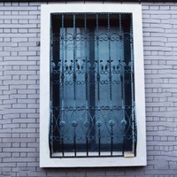 Rejas de Seguridad Modernas y Sencillas de Hierro Forjado para Ventanas, Rejas Metálicas para Ventanas