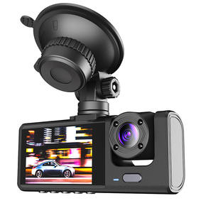 2022 nouveau 2 caméras objectif 2 pouces voiture DVR 24H Dash Cam HD 1080P Dash caméra double objectif enregistreur vidéo 1080P boîte noire Vision nocturne - Product Image 2