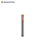 HRC55 carbure boule fraise en bout R0.5-R10 CNC routeur mèches carbure acier outil de coupe 2 cannelures fraise boule nez fraise en bout