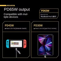 Câble de chargeur rapide super rapide Android Micro Usb Type C Pd 4-en-1 multiport au prix de gros