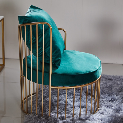 Nordic Wrought Iron Armchair Home Living
