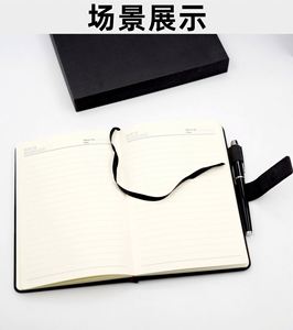 A5 PU Notebook Hardcover Magnetic Buckle <b>Pen</b> Holder <b>Pen</b> Refill Business Diary Gift Box Set Enterprise Customized LOGO Promotion - Product Image 3