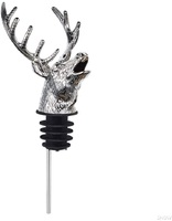 Moule existant d'usine divers animaux 3D forme marque privée Silicone cerf tête verseur de vin