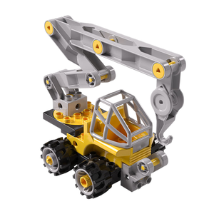 HY Toys Future Machinery partículas grandes bloques de construcción inteligentes niños niño motor hombre equipo de ingeniería juguete para regalo - Product Image 1