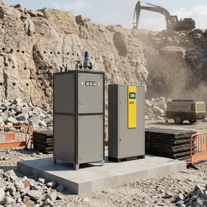 <span class=keywords><strong>Caldera</strong></span> de Vapor Eléctrica Totalmente Automática de 0.5 Toneladas (500 kg) con Sistema PLC Inteligente y Operación de un Solo Botón para Construcción y Voladura de Rocas - Product Image 1
