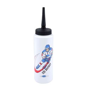 Bouteille d'eau portable en plastique PE personnalisable avec logo, sérigraphiée, pour la gym, les activités de plein air et les voyages - Product Image 1