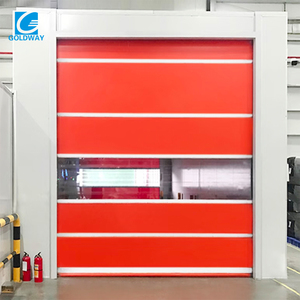 Puerta Rápida Automática de Alta Velocidad, Plegable y Apilable, de PVC Resistente al Viento, de Alta Calidad, Puerta de Seguridad <span class=keywords><strong>para</strong></span> Taller - Product Image 3