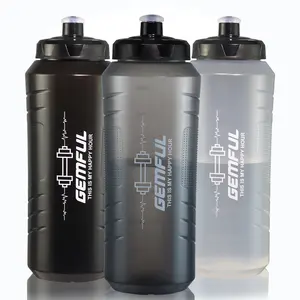 Bottiglie d'acqua per bici da 1000ml di plastica per ciclismo bottiglia sportiva per esterni r = Running Bpa Free borraccia per acqua potabile