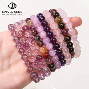 Bracelets de méditation et de yoga unisexes en pierre naturelle de style américain, œil de tigre, agate, quartz, vente en gros JD GEMS - Product Image 5