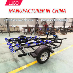 Fabricant / usine chinoise <span class=keywords><strong>LUBO</strong></span> Fournisseur de cadre de remorque pour jet ski tandem galvanisé - Product Image 2