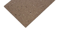 Revêtement de sol commercial en bois véritable ignifuge, carrelage vinyle PVC pour hôpital
