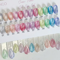 KINNCO Nouvelle Arrivée Gel UV Magnétique Effet Œil de Chat Polaire Neige 12 Couleurs Sans HEMA et Sans TPO Vente en Gros Toutes Saisons