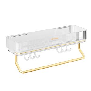 Bathroom <b>Storage</b> Rack Wall Mounted 50X30CM <b>Rectangular</b> Durable Shelf For Washbasin Bathroom Organizing - Product Image 5