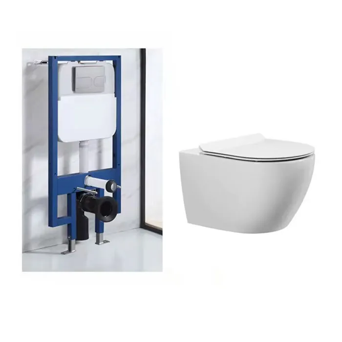 Hanging sanitary wares hidden tank wc bathroom wall hung toilet