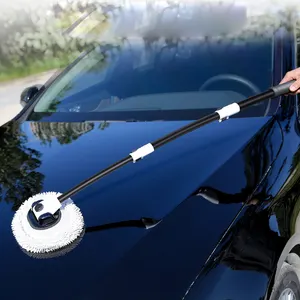 Швабра для мытья автомобиля, щетка с мягкой щетиной для автомобиля, домашняя портативная щетка для автомобиля, длинная ручка, телескопическая щетка для чистки