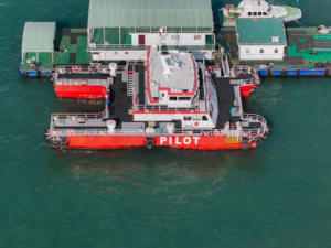 Catamarán de Aluminio Grandsea de 27m con Motor Intraborda de Larga Duración para Trabajo Marino, Embarcación Piloto para <span class=keywords><strong>Estado</strong></span> del <span class=keywords><strong>Mar</strong></span> Nivel 11 - Product Image 2