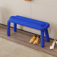 Fauteuil et banc de loisirs modernes recouverts de velours avec housse amovible pour salle à manger, salon, chambre, hôtel et école