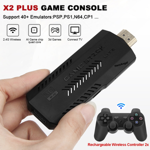 X2 PLUS jeu vidéo bâton 4K HD sortie TV <span class=keywords><strong>Console</strong></span> de jeu Double contrôleur jusqu'à 41000 jeux rétro pour PSP/PS1/FC/MAME/GBA - Product Image 3