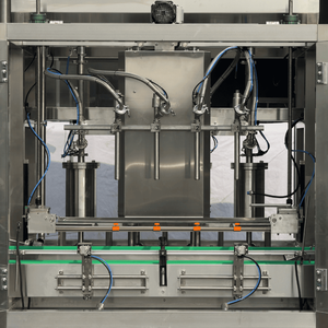 Machine de remplissage à piston servo en acier inoxydable 316 pour miel/<span class=keywords><strong>sauce</strong></span>/adhésif/pâte, 4 têtes, entièrement automatique - Product Image 3