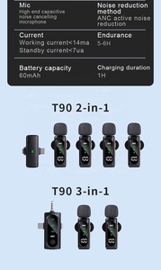 Sistema Microfonico Wireless T90 4in1 per 4 Persone, Kit per Karaoke/Debattiti/Streaming Live - Product Image 5
