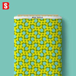 Bessi <span class=keywords><strong>2025</strong></span>幾何学的デザインプリントリバティコットンタナ芝生コットン生地女性用キッズドレス - Product Image 3