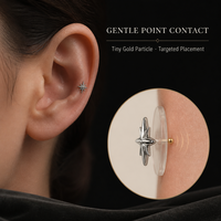 Kit d'acupression personnalisé pour les oreilles - Tendance rétro, application auriculaire, certifié RoHS et CE