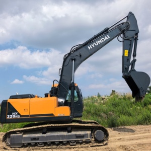 Excavatrice sur chenilles d'occasion Hyundai HX220HD 22 tonnes pour petits travaux miniers, modèle Hx220hd Hx220 220hd 220 à vendre - Product Image 1