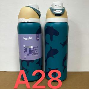 Bouteille d'Eau Sportive Owaal Isotherme en Acier Inoxydable sans BPA 2025 Personnalisée, Double Boisson, avec Couvercle et Paille - Product Image 3