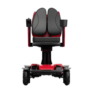 Silla eléctrica plegable con ruedas delanteras omnidireccionales inteligentes para personas discapacitadas con problemas de movilidad con bloqueo de batería - Product Image 4