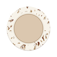 Tapis rond imitation cachemire à motif abstrait, antidérapant, décoration d'intérieur, tapis de sol pour salon, chambre à coucher, protection de chaise de bureau