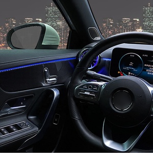 Éclairage d'ambiance LED 64 couleurs pour l'intérieur de la Classe A W177, éclairage d'ambiance pour <span class=keywords><strong>Mercedes</strong></span>-Benz <span class=keywords><strong>CLA</strong></span> W118 - Product Image 4