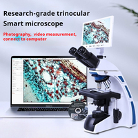 WEIAI 8.0M 9" HD Display Optics Microscope Lab Research Education Camera-Compatible Trinocular Biological Digital Microscope