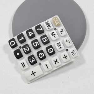 Boutons et touches en silicone personnalisés, gravure laser, impression sérigraphique, translucides, pour télécommande, calculatrice, caoutchouc conducteur - Product Image 5