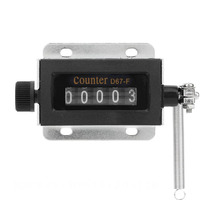 D67-F Boîtier Noir 5 Chiffres à Traction Mécanique Compteur de Course