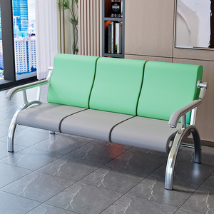 Silla de Espera Tsuneyuki de 3 Plazas con Reposabrazos para Uso en Hospitales y Escuelas - Product Image 1