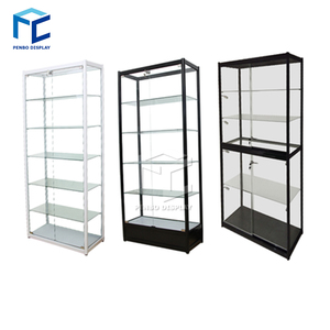 High Class Led Chiếu Sáng Có Thể Khóa KHUNG NHÔM Phong Cách Bằng Gỗ Màu <span class=keywords><strong>Glass</strong></span> Wall Showcase/<span class=keywords><strong>Glass</strong></span> Wall <span class=keywords><strong>Display</strong></span> <span class=keywords><strong>Case</strong></span> - Product Image 6