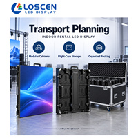 Écran LED de location intérieur P3.91-LC-16S, panneau léger 500x500mm avec résolution 8K et luminosité 800cd pour événements scéniques et mariages