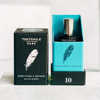 Petite boîte d'emballage cadeau en papier boîte d'échantillon d'huile essentielle de parfum solide en carton personnalisé de luxe vente en gros