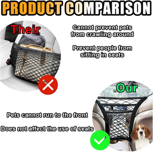Sac de rangement universel pour voiture à 3 couches en maille, poche extensible pour dossier de siège auto, SUV - Product Image 6