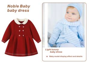 Nuovi vestiti per neonati, abiti alla moda per bambini e maglioni per neonati, abiti lavorati <span class=keywords><strong>a</strong></span> <span class=keywords><strong>maglia</strong></span> per feste - Product Image 2