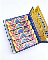 Jouet anti-stress populaire en PU en forme de bâton de beurre à rebond lent